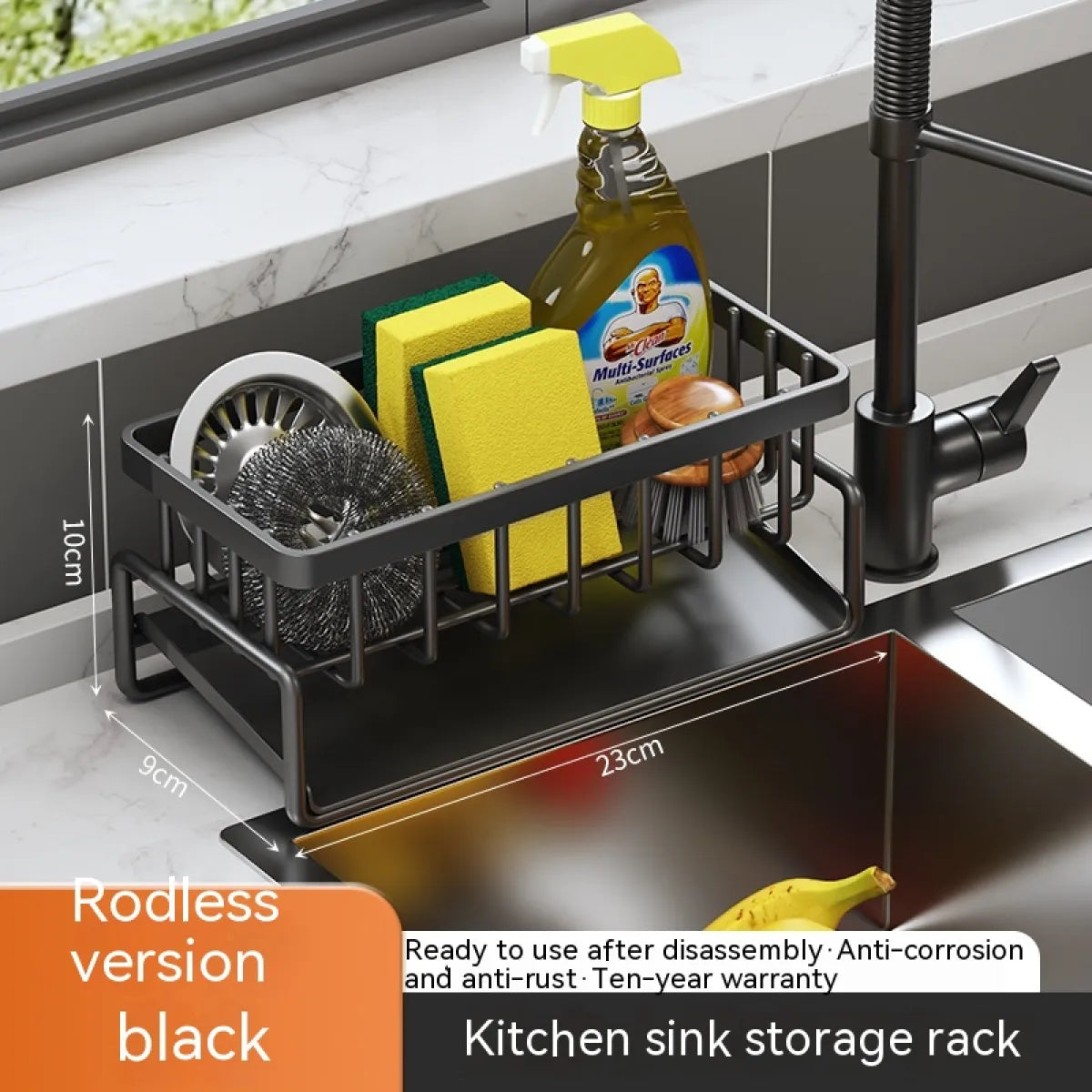 Multi-Functional Kitchen Sink Storage & Drainage Rack