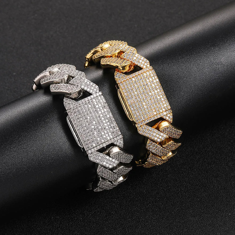 Flip Buckle Three Rows Men's Bracelet