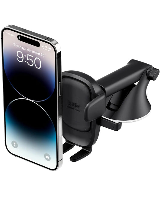 iOttie Easy One Touch 4 Dash & Windshield Universal Car Mount Phone Holder Desk Stand for -iPhone, Samsung, Moto, Huawei, Nokia, LG, Smartphones, Black