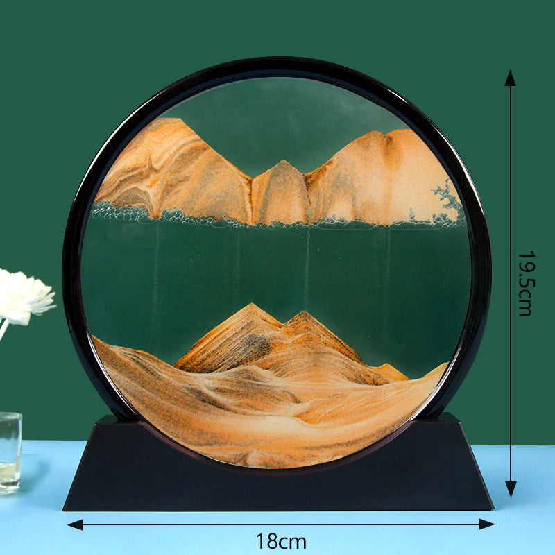 3D Quicksand Painting Hourglass